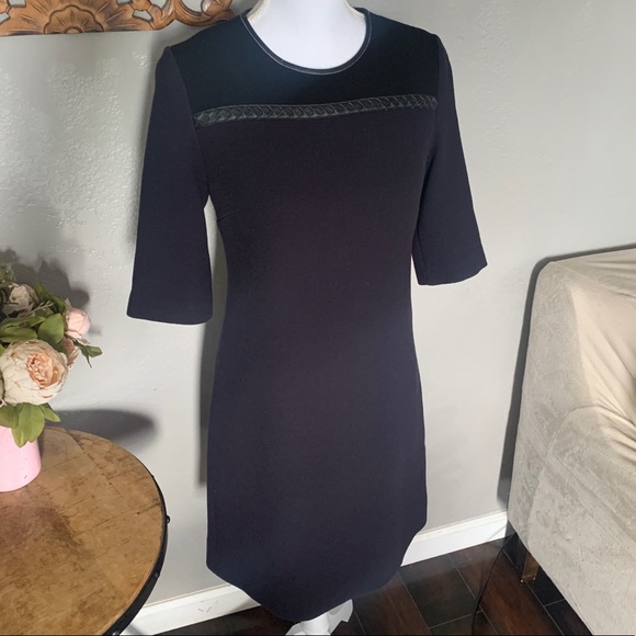 Bottega Veneta Wool Navy Dress - Picture 2 of 12